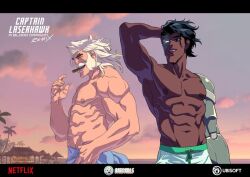 2boys alex_taylor captain_laserhawk:_a_blood_dragon_remix dolph_laserhawk male netflix official_art