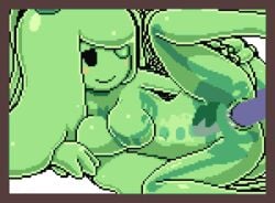 akai_(ugokashitari) animated breasts crown cum cum_inside disembodied_penis female lying male on_side penis pixel_art princess royalty see-through sex slime slime_girl slime_princess_(towergirls) towergirls translucent transparent_background vaginal_penetration