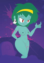 1girls breasts broken_image female green_hair inverted_thumbnail red_eyes rottytops shantae smooth_skin thumbnail_error vagina wayforward zabthekabbit zombie