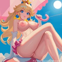 1girls 2d 2d_(artwork) animated areola areolae bare_legs blonde_female blonde_hair blonde_hair_female blue_eyes breasts clitoris crossed_legs crown female female_only gloves itzah labia labia_majora labia_minora large_breasts legs legs_crossed legs_together lips long_hair looking_at_viewer mario_(series) nintendo nipples nude nude_female pixel_(artwork) pixel_animation pixel_art princess_peach pussy solo solo_female solo_focus sun super_mario_bros. underboob vagina very_long_hair