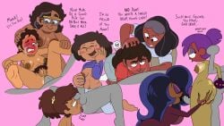 8girls amphibia anal anal_sex anilingus anne_boonchuy anon barefoot big_breasts black_hair blush breasts brown_hair camila_noceda cartoon_network clothed_female_nude_female completely_nude completely_nude_female connie_maheswaran crossover dark-skinned_female dark_skin deepthroat dialogue disney english_text enid facesitting feet fellatio female female_focus ffm_threesome glasses huge_areolae jones_boi latina latina_milf luz_noceda milf mother mother_and_daughter mrs._boonchuy multiple_girls nipples nude ok_k.o.!_let's_be_heroes oral oral_sex oum_boonchuy oyakodon painful_anal painful_penetration partial_male priyanka_maheswaran pubic_hair purple_hair rough_sex sex simple_background soles steven_universe straight tears text the_owl_house threesome toes vampire vampire_girl wilhamena