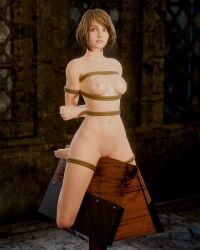 ashley graham from resident evil by justchilling3d