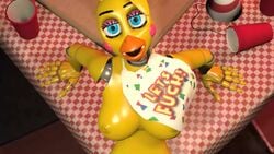 1boy 1girls 3d anal anal_sex animated animatronic anthro areolae arm_support avian bib big_penis blue_eyes blush_stickers bouncing_breasts breasts chicken clothes_writing duo eyelashes faceless_male female five_nights_at_freddy's five_nights_at_freddy's_2 hairless_pussy human human_on_anthro interspecies large_breasts leg_grab lockjawsfm male male_pov missionary nipples no_sound on_table penetration penis pov pussy robot robot_girl shiny_skin solo_focus source_filmmaker spread_legs straight table technophilia toy_chica_(fnaf) veiny_penis video yellow_nipples yellow_skin