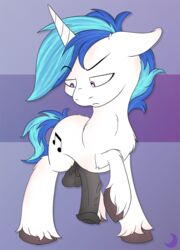 2017 animal_genitalia animal_penis balls dinimoon equine equine_penis friendship_is_magic hooves horn horse horsecock male mammal my_little_pony penis pony record_scrape_(mlp) rule_63 solo unicorn vinyl_scratch_(mlp)