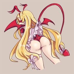 ass behind_view disgaea disgaea_1 flonne flonne_(fallen_angel) jurrsey nippon_ichi_software thick_ass thighs tight_clothing