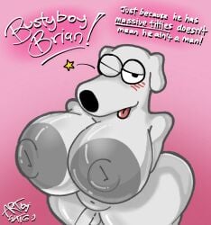 1futa anthro areola ass balls big_breasts big_butt breasts brian_griffin canid canine canis domestic_dog family_guy futanari genitals glistening glistening_body hi_res huge_breasts hyper hyper_breasts intersex mammal nipples nude penis small_balls small_penis solo what wide_hips wowthisisgreat