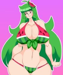 1girls almost_naked almost_nude big_ass big_breasts bikini bikini_bottom bikini_top denizen1414 female female_focus female_only tagme vannamelon vannamelon_(copyright) vtuber wide_hips youtube youtuber