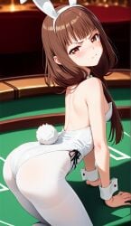 ai_generated bunny_ears bunnysuit casino iino_miko kaguya-sama_wa_kokurasetai_~tensai-tachi_no_renai_zunousen~ playboy_bunny teenage_girl tsundere unconsentual_prostitution