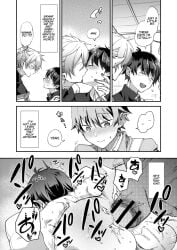 2boys big_ass blush blushed_face cute_face dick doujinshi elf english_text kissing kissing male/male male_only only_male original_character original_characters penetration yaoi