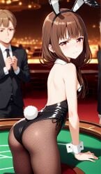 ai_generated bunny_ears bunnysuit casino iino_miko kaguya-sama_wa_kokurasetai_~tensai-tachi_no_renai_zunousen~ playboy_bunny teenage_girl tsundere unconsentual_prostitution