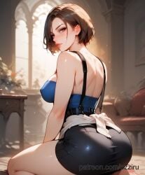 ai_generated ass ass_focus female jill_valentine jill_valentine_(julia_voth) ozziru resident_evil