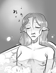 anthony_j_crowley bath fem_slash female good_omens topless