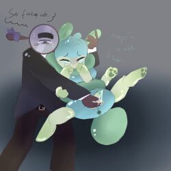 age_difference age_gap dandy's_world handjob moaning rodger_(dandy's_world) squirm_(dandy's_world) squirming squirting whimper