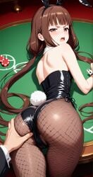 ai_generated ass_grab bunny_ears bunnysuit casino iino_miko kaguya-sama_wa_kokurasetai_~tensai-tachi_no_renai_zunousen~ playboy_bunny teenage_girl tsundere unconsentual_prostitution