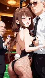 ai_generated bunny_ears bunnysuit casino groping iino_miko kaguya-sama_wa_kokurasetai_~tensai-tachi_no_renai_zunousen~ playboy_bunny teenage_girl tsundere unconsentual_prostitution