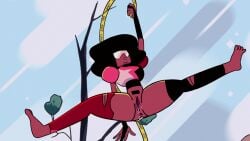 1girls accurate_art_style anus cartoon_network feet garnet_(steven_universe) gem_(species) pussy screencap screenshot screenshot_edit steven_universe su_edits