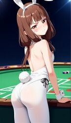 ai_generated bunny_ears bunnysuit casino iino_miko kaguya-sama_wa_kokurasetai_~tensai-tachi_no_renai_zunousen~ playboy_bunny teenage_girl tsundere unconsentual_prostitution