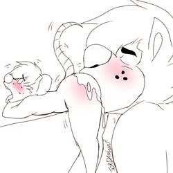 anal blush canine jordanwolfie jordie_wolf_(jordanwolfie) licking male mammal micro mouse predator/prey rodent saliva size_play tongue tongue_out wolf yaoi