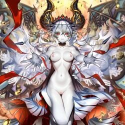 ai_generated big_breasts blazing_cartesia_the_virtuous yu-gi-oh!