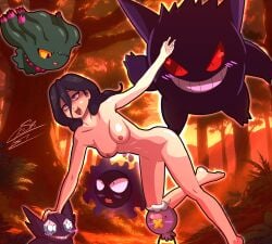 drifblim floating gastly gengar hex_maniac hex_maniac_(z-a) misdreavus nude_female pokemon pokemon_(species) pokemon_legends:_z-a sableye sr._engrudo