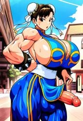 1girls ai_generated balls big_balls big_breasts big_cock big_penis big_testicles breasts brown_hair brunette_hair capcom chun-li cleavage cock dickgirl enormous_cock enormous_penis erect_penis erection female female_focus female_only futanari futanurse gigantic_cock gigantic_penis huge_balls huge_breasts huge_cock huge_testicles large_balls large_breasts large_cock large_penis large_testicles massive_balls massive_cock massive_penis massive_testicles penis street_fighter tagme testicles