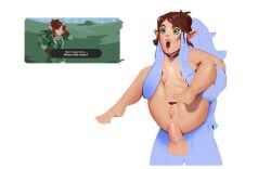 anal anal_sex breath_of_the_wild brown_hair choker faceless_character faceless_male female green_eyes link link_(breath_of_the_wild) matchagoblin standing_sex the_legend_of_zelda yiga_clan yiga_clan_footsoldier