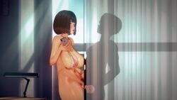 1boy 1girls 3d animated audible_creampie behind_curtain cum cum_in_pussy cum_inside hidden hidden_sex hongcha03 indoors koikatsu minami_suo_nami original selfie shadow shadow_sex sillouette sound spidey-dude standing_sex string_bikini tagme taking_picture vaginal_penetration video