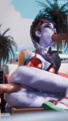 1girls 2boys 3d 3d_animation amelie_lacroix animated female female_penetrated fraxxlr light-skinned_male male no_sound oral oral_penetration oral_sex overwatch penetration purple_skin sex tagme vagina vaginal_penetration vaginal_sex video widowmaker