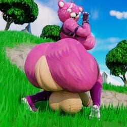 ass ass_focus ass_shot bear bear_ass bear_ears bear_girl booty ctgiantess cuddle_team_leader daytime drinking epic_games fat_ass fat_ass_futa fortnite fortnite:_battle_royale furry furry_female furry_only fursuit fursuit_head futa_only futa_with_balls futanari futanari futanari_focus huge_breasts hyper_ass looking_back looking_shocked pink pink_body pink_eyes pink_fur pink_gloves pink_hair ripped_clothing ripped_pants shield_potion slurp tearing_clothes tearing_clothing tearing_pants tearing_up