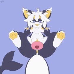 anthro anthro_penetrated ass big_ass cum cum_inside female furry furry_female knot knowdwagon missionary_position no_sound pussy stomach_bulge tagme vaginal_penetration video