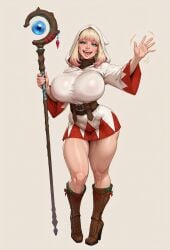 ai_generated big_lips bimbo bimbo_lips bimbofication blonde_hair bubble_ass bubble_butt busty caked_up child_bearing_hips cleavage covered_nipples curves curvy curvy_body curvy_female curvy_figure dat_ass erect_nipples_under_clothes fat_ass female female_only full_lips fully_clothed hourglass_figure huge_breasts logan_d original_character paag ponytail skin_tight solo_female thick thick_thighs voluptuous
