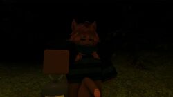 1boy 2girls 3d after_sex animated ass big_ass big_breasts big_penis bigger_female black_body black_hair black_penis brown_body brown_fur brown_hair canine cat_ears cat_tail catboy cum cum_in_pussy cum_inside dark-skinned_male dialogue duo erection feline flaccid flaccid_penis forest furry furry_female furry_male henry_(saphyyree) hot_dogging hugging longer_than_10_seconds longer_than_30_seconds longer_than_one_minute luna_(saphyyree) lying male masturbating masturbating_other masturbation oc penetration roblox robloxian saphyyree shadow_girl smaller tagme thick_thighs thigh_sex vaginal_penetration vaginal_sex video white_body white_fur white_hair wolf_ears wolf_girl wolf_tail