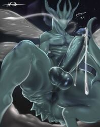 anus ass balls big_balls big_penis blue_body color color_edit colored colored_sketch dark_souls fromsoftware humanoid humanoid_genitalia humanoid_penis male_focus male_only nirvana3 no_humans presenting_anus presenting_hindquarters seath_the_scaleless spread_anus spread_butt