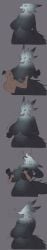 2023 absurd_res anthro bald big_breasts breast_grab breasts breath clitoris curvy_figure digital_drawing_(artwork) digital_media_(artwork) dragon duo ellipsis erect_clitoris exclamation_point eyelashes female fingering fingers genitals grey_background gyrbdark hand_on_breast hi_res huge_breasts human inverted_nipples larger_anthro larger_female long_image male male/female male_human mammal mythological_creature mythological_scalie mythology navel nipple_fetish nipple_fingering nipple_play nipples nude nude_anthro nude_female pussy scalie sequence simple_background size_difference smaller_human smaller_male standing tail tall_image tongue tongue_out voluptuous voluptuous_anthro voluptuous_female whisper_of_the_worm_(gyrbdark)