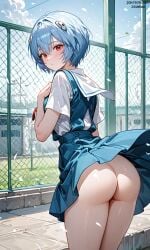 rei ayanami from neon genesis evangelion by zisulewd