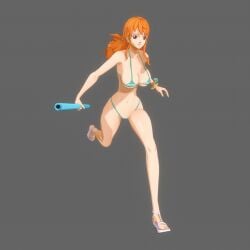 1girls 2024 3d animated big_breasts bikini bouncing_breasts breasts clima-tact clothing dv89 female female_only jiggle jiggling_breasts long_hair nami nami_(one_piece) one_piece orange_hair post-timeskip running swinging_breasts wide_hips