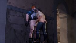 2boys 3d 3d_model beard beret brantowgray brimstone_(valorant) corner_masturbation cornered gay glasses hand_on_cock jerking_off_another male male/male male_only masturbation moustache no_underwear pantless public_place seduction tagme tejo_(valorant) valorant yaoi
