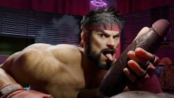 3d capcom dark-skinned_male dark_skin gay gay_blowjob gay_sex interracial interracial_sex looking_at_viewer maviv_t melanin oral oral_insertion oral_penetration oral_sex red_headband ryu_(street_fighter) street_fighter street_fighter_6 sucking sucking_penis