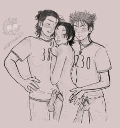 gay_sex hyqrmiukin kang_dae-ho nam-gyu nam_gyu namgyu squid_game thanos_(squid_game) trio