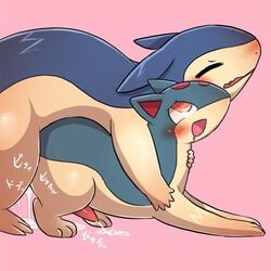 2boys anal anal_sex blush cum cum_in_ass cum_inside cum_while_penetrated ecru excessive_cum furry gay interspecies male male_only nintendo penetration penis pokemon pokemon_(species) pokemon_gsc quilava sex size_difference tapering_penis typhlosion video_games yaoi