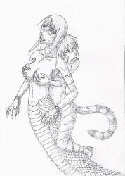 bleu breath_of_fire breath_of_fire_ii deis katt medium_breasts naga