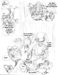 comic furry max_blackrabbit monochrome sabrina_online skunk tabitha webcomic