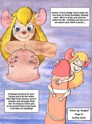 chip_'n_dale_rescue_rangers comic disney gadget_hackwrench nipples penis ray_jones