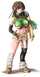 1girls female final_fantasy final_fantasy_vii shinozuka_jouji straight_hair tagme yuffie_kisaragi