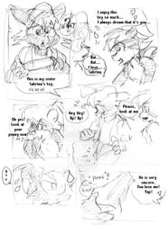 comic furry max_blackrabbit monochrome sabrina_online skunk tabitha webcomic