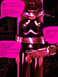 1futa bleach blindfold breast_sucking breasts cock_milking commentary draining draining_balls factory factory_binding forced_feminization forced_orgasm futa_only futanari futasub gagged_speech kuchiki_rukia latex latex_bodysuit light-skinned_futa metal_bondage penis permanent_bondage solo speech_bubble syringe