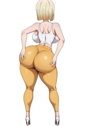 1girls ai_generated alternate_version_available android_18 animated artist_request blonde blonde_female blonde_hair blonde_hair_female blue_eyes blue_eyes_female bouncing_ass bouncing_breasts cameltoe cleavage curvy dragon_ball erect_nipples female gigantic_breasts grok high_heels huge_areolae huge_ass nai_diffusion no_sound puffy_nipples realistic roque short_hair short_hair_female stable_diffusion thick_lips video voluptuous wide_hips yellow_hair
