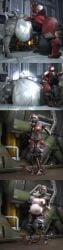 ass_expansion bbm bbw big_ass big_breasts big_penis breasts bubble_butt cleavage female huge_ass huge_breasts huge_cock hyper_ass hyper_penis inflation male navel_fuck nipples overweight penis qzk_forte saryn_(warframe) sequence tagme thick_thighs weight_gain wide_hips