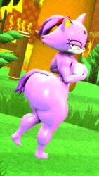 blaze the cat from sonic (series) by rocket spuff