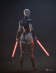 asajj ventress from clone wars by airress3d
